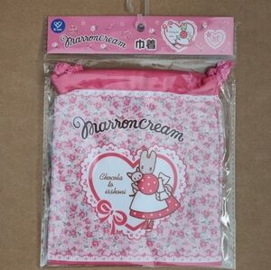 Sanrio marron cream drawstring bag